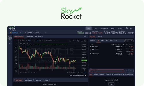 Ekran skyrocket.trade